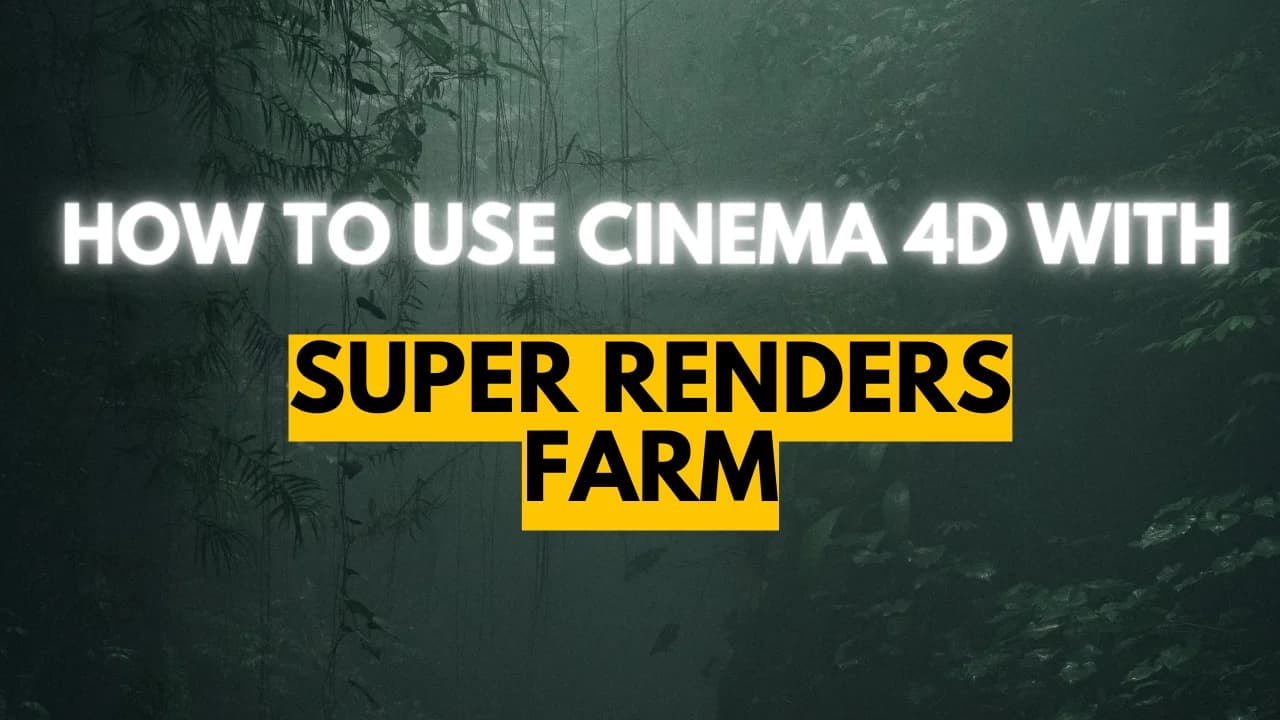 Cinema 4D Tutorial zur Job-Einreichung bei der SuperRenders Renderfarm