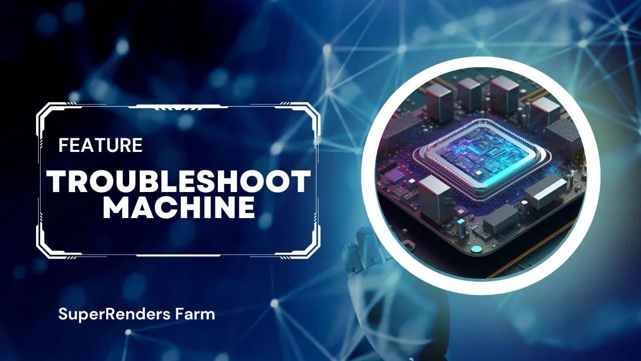 Tutorial zur Maschinen-Fehlerbehebungs-Funktion für Renderfarm-Diagnosen