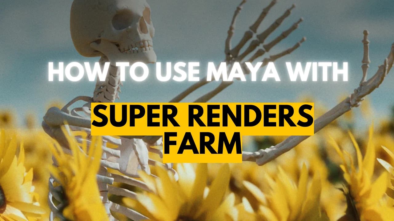 Maya Tutorial zur Job-Einreichung bei der SuperRenders Renderfarm