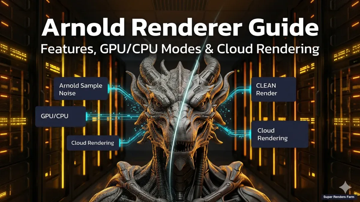 Arnold Renderer: Ein vollständiger Leitfaden für 3D-Künstler, die Cloud-Renderfarms nutzen