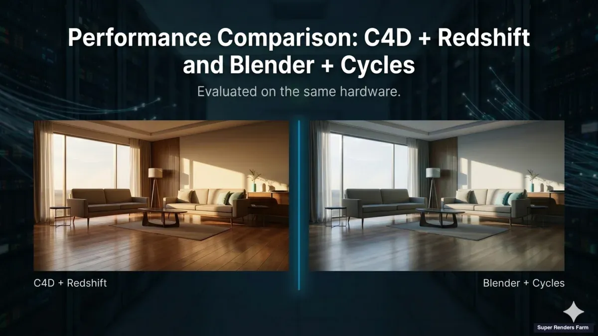 Cinema 4D vs Blender : Le point de vue d'un opérateur de render farm (2026)