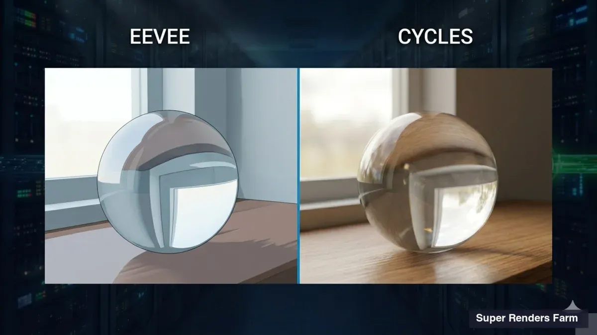 Eevee vs Cycles : lequel choisir sur un cloud render farm