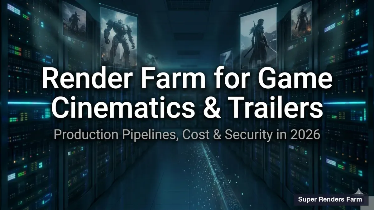 render farm für Game-Cinematics und Trailer 2026