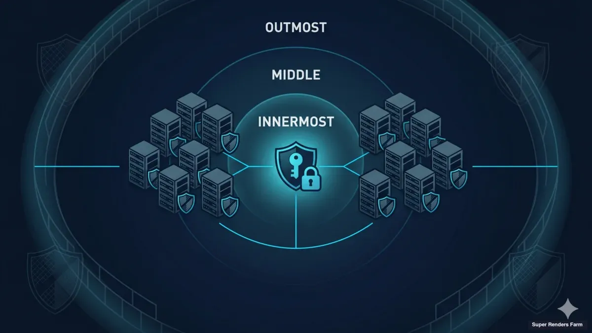 Render Farm Network Segmentation and WireGuard Security: A Tier-1 + Tier-2 Architecture