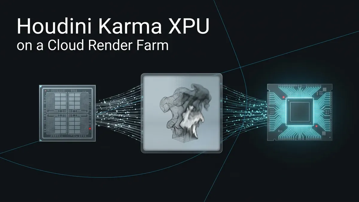 クラウドレンダーファームでのHoudini Karma XPU：2026年テクニカルガイド