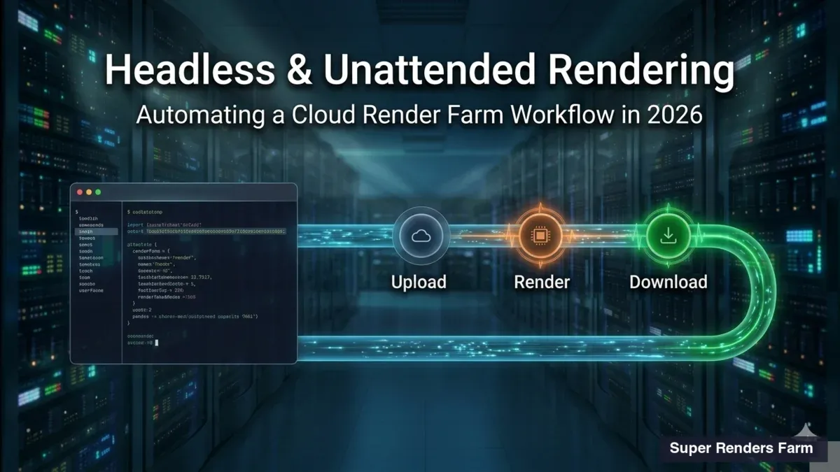 Headless Rendering und unbeaufsichtigte render farm Workflows in 2026