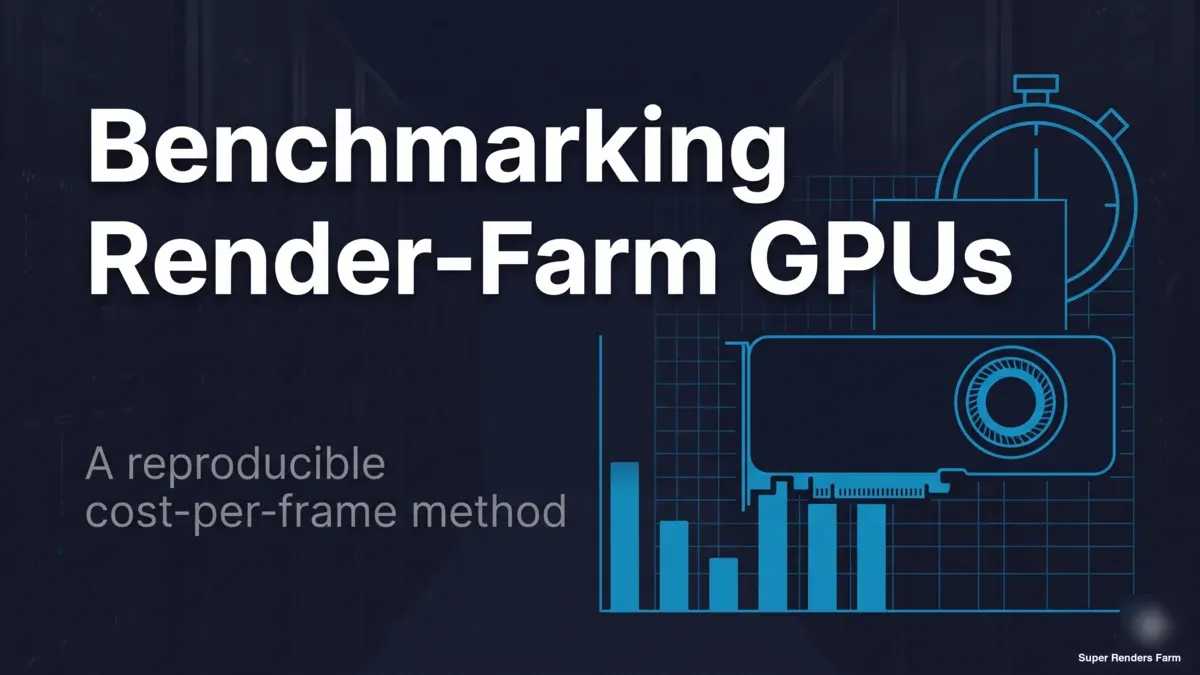 How We Benchmark Render-Farm GPUs: A Reproducible Cost-per-Frame Method (2026)