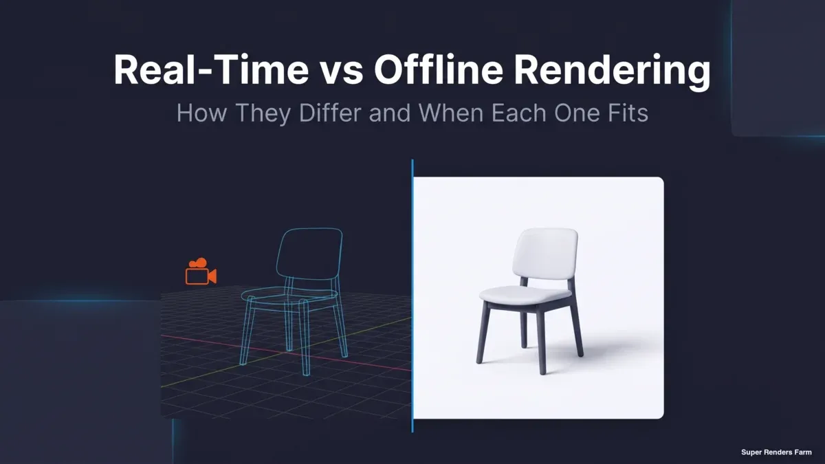 Gerçek Zamanlı ve Offline Render: Farkları ve Hangisinin Ne Zaman Uygun Olduğu