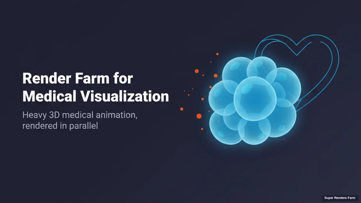Tıbbi Görselleştirme ve 3D Tıbbi Animasyon için Render Farm
