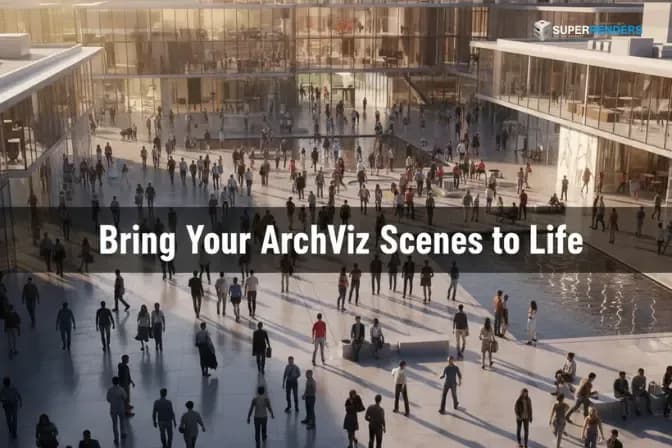 Simulazione di Folle in 3ds Max con Plugin Anima: Guida Completa e Amichevole per gli Studi ArchViz