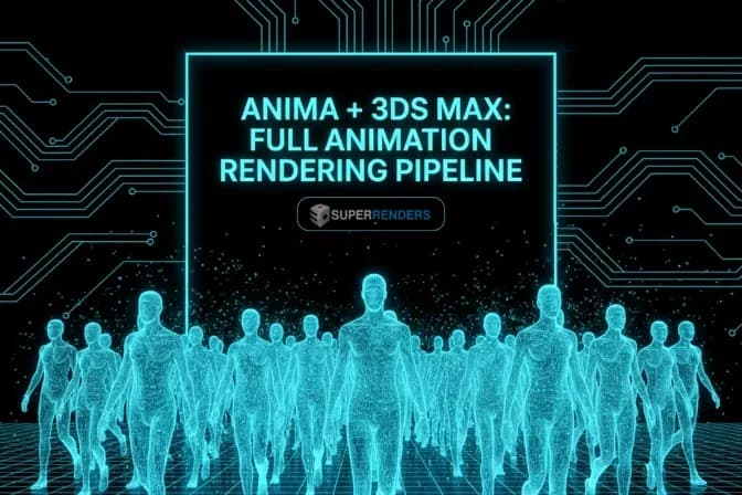Tutorial del Plugin Anima: Cómo renderizar animaciones de multitudes en 3ds Max
