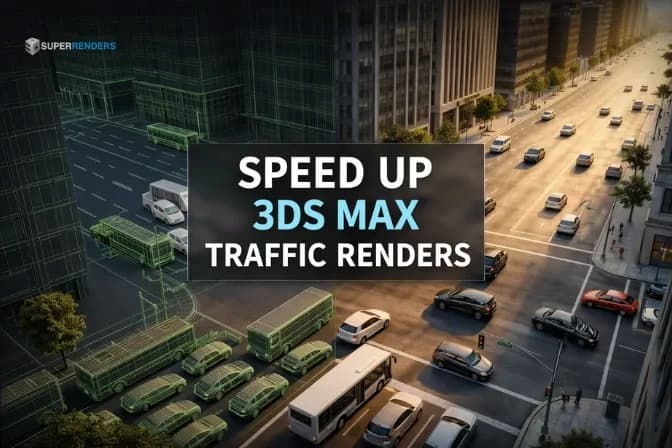 Formas Poderosas de Renderizar Animações de Trânsito em Larga Escala no 3ds Max