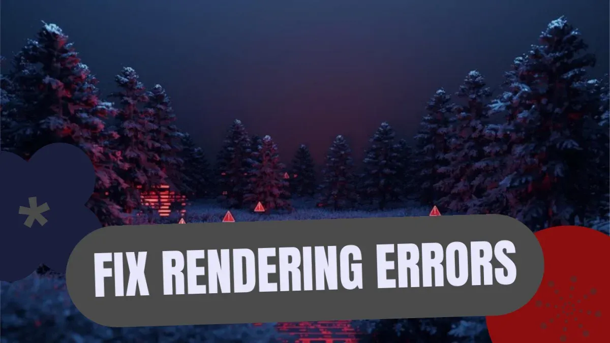 Forest Pack Rendering-Fehler beheben in 3ds Max