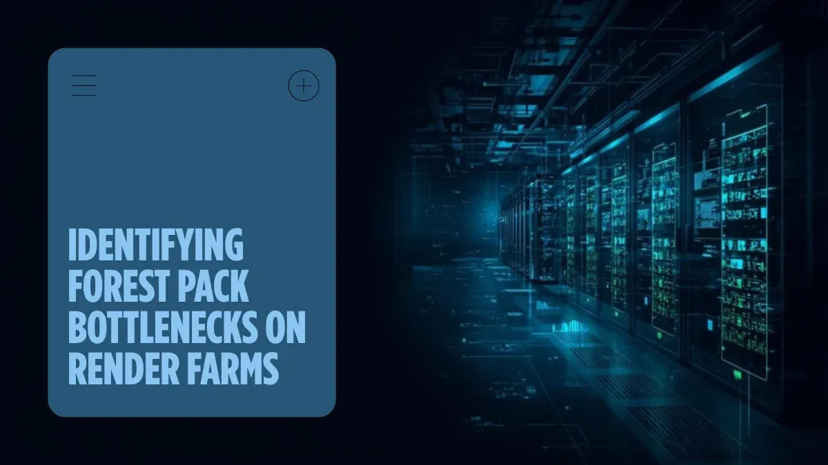 Identifying Forest Pack Bottlenecks and When to Use a Render Farm