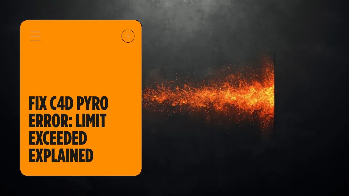 Perché ricevo un errore "Collisions Limit Exceeded" usando Pyro in Cinema 4D?