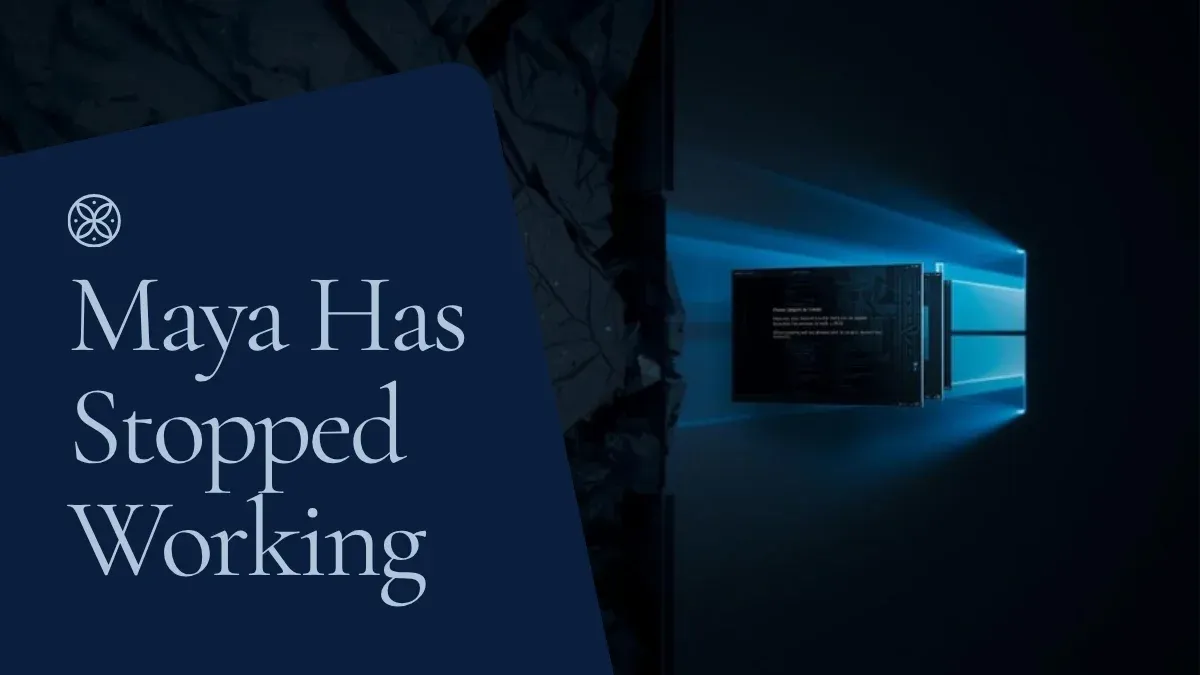 Como Corrigir o Erro "Maya Deixou de Funcionar" no Maya 2023