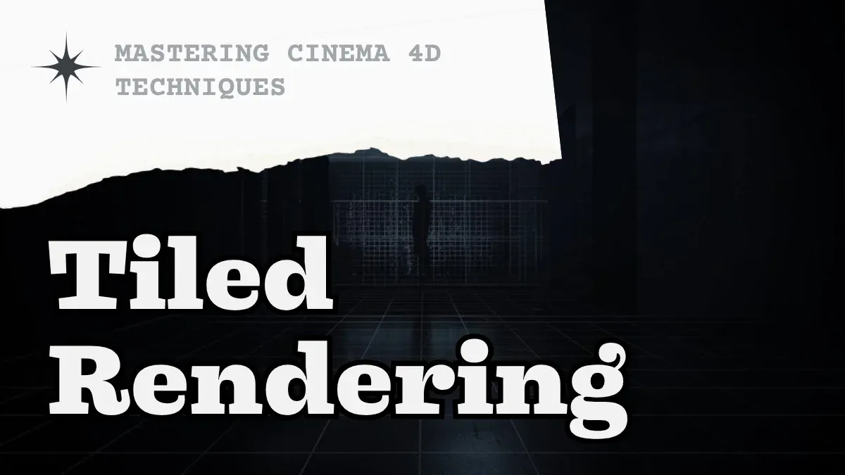Rendering Large Still Images with 'Tiled Camera' in C4D