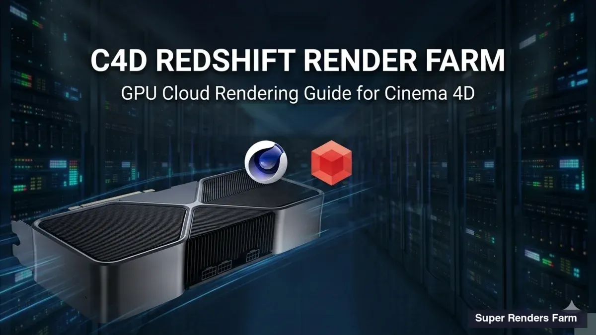 Guía de render farm para Cinema 4D Redshift: renderizado GPU en la nube para artistas de C4D