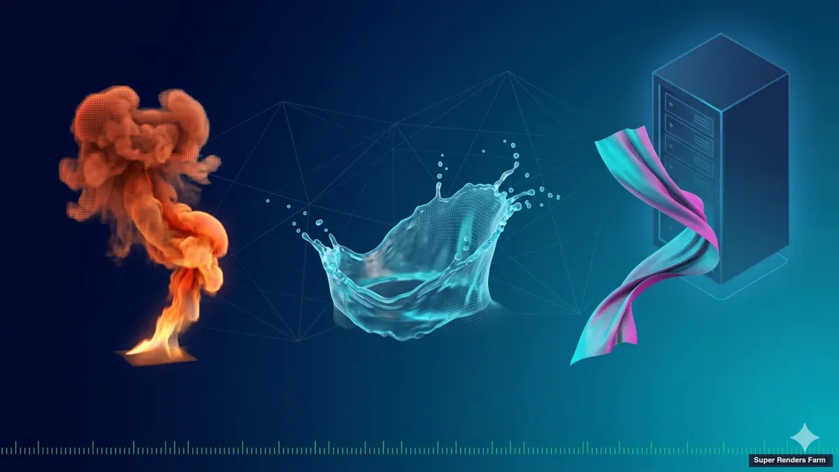 Houdini Cloud Rendering: guida tecnica approfondita alle simulazioni VFX per Pyro, FLIP, Vellum, distruzione e Crowds