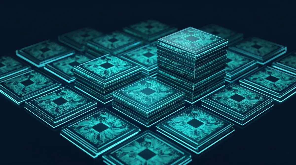 Gerações de frota GPU e capacidade de VRAM, abstrato