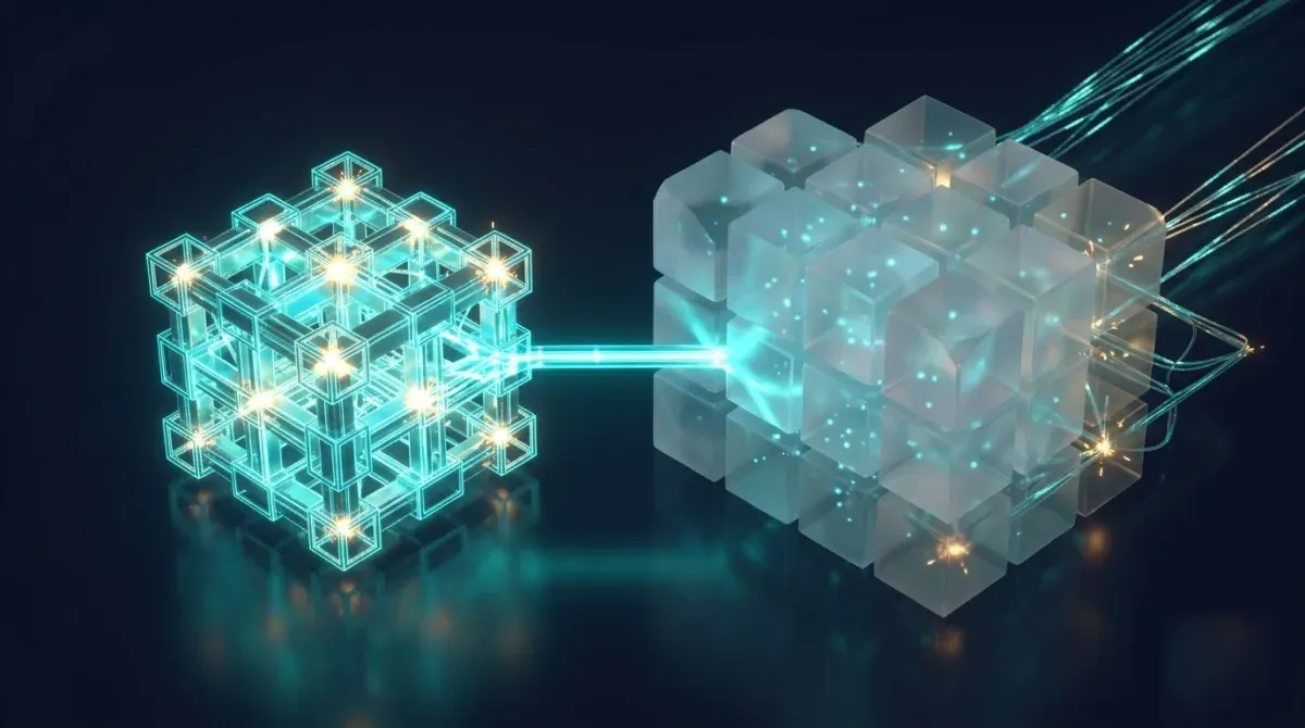 Hybrid render farm topology — owned GPU nodes and on-demand rented nodes joined on one WireGuard network and shared asset cache, managed as a single fleet
