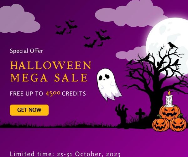 Happy a spooktacular Halloween with a thrilling bonus of extra credits!
